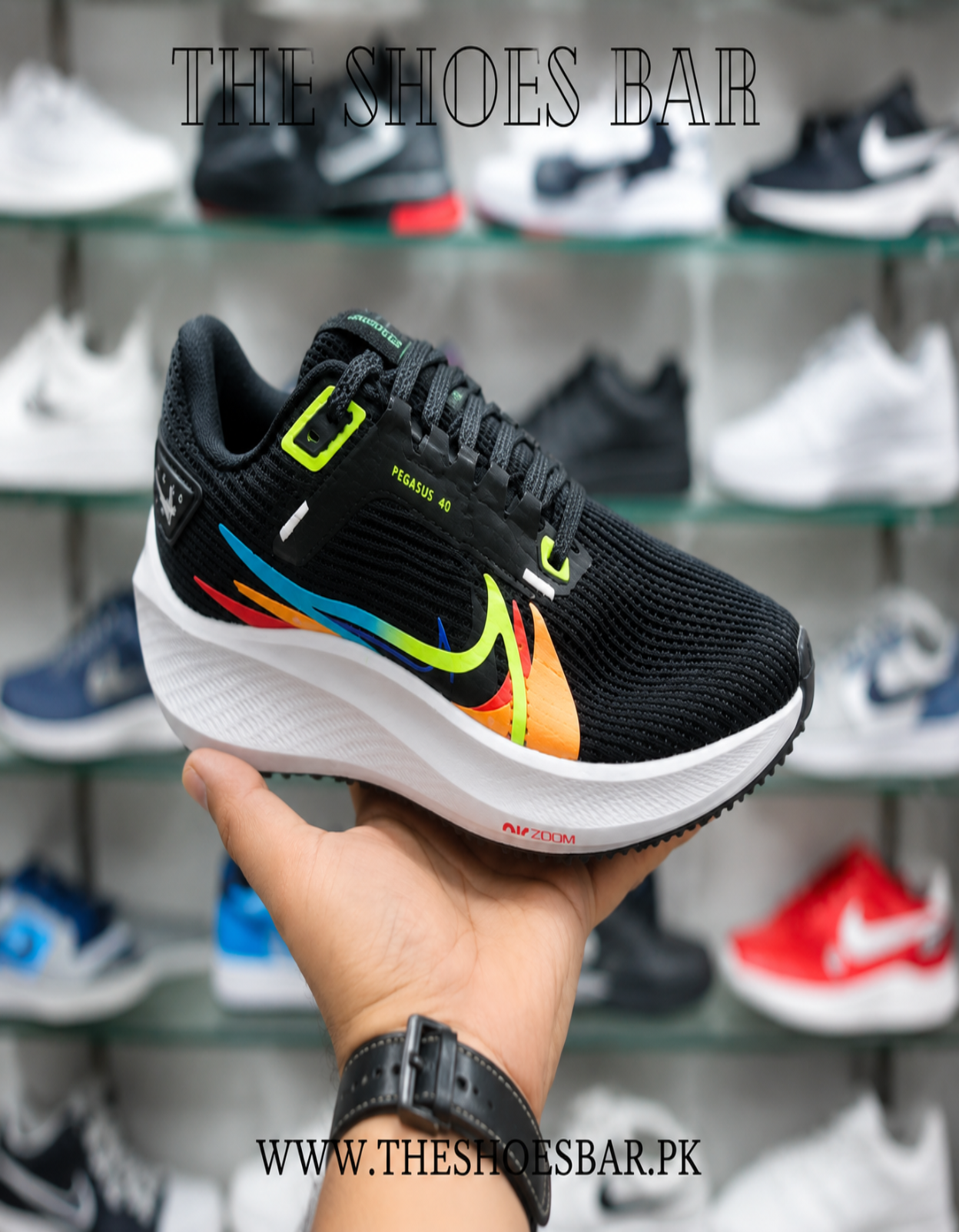 NIKE AIR ZOOM PEGASUS (BLACK)