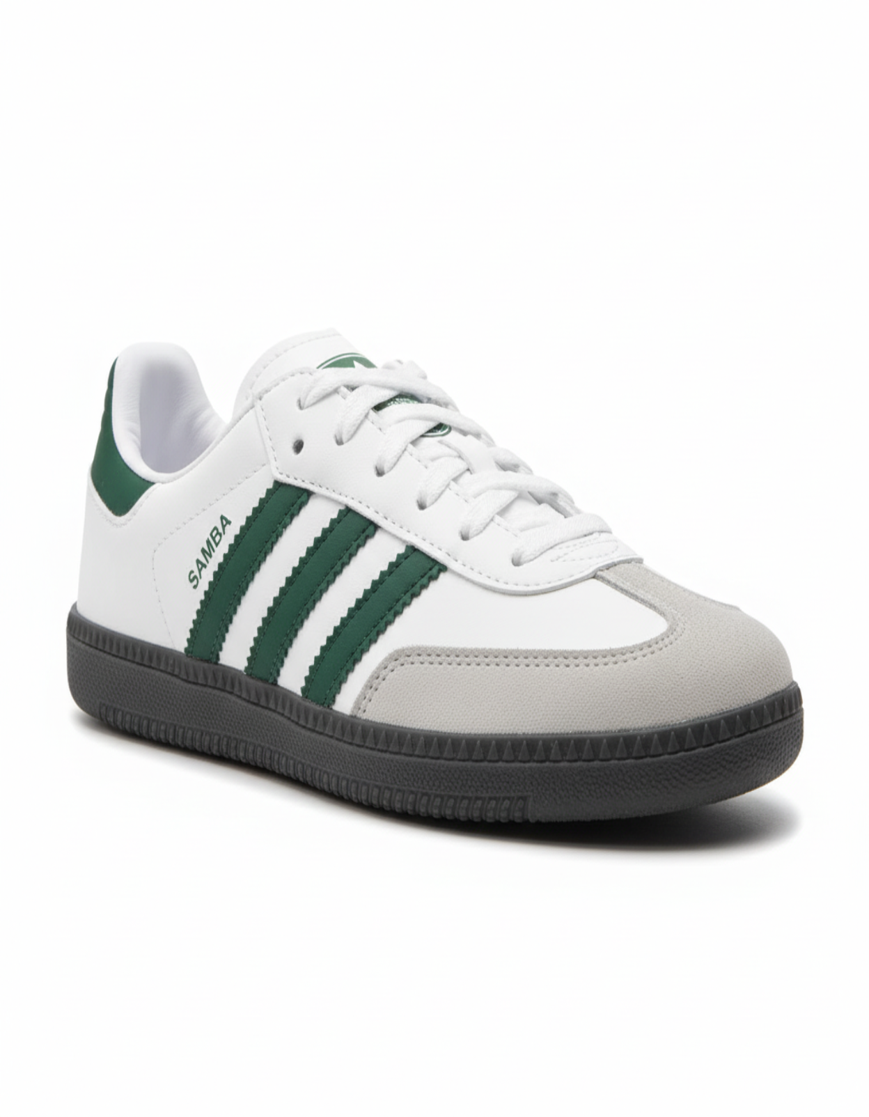 ADIDDAS SAMBA WHITE & GREEN