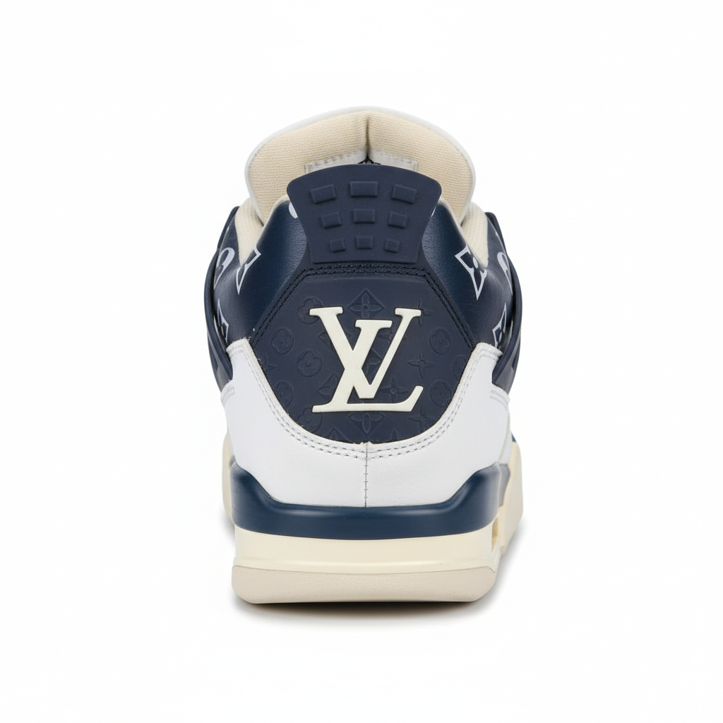 AIR JORDAN 4 NAVY WHITE LV