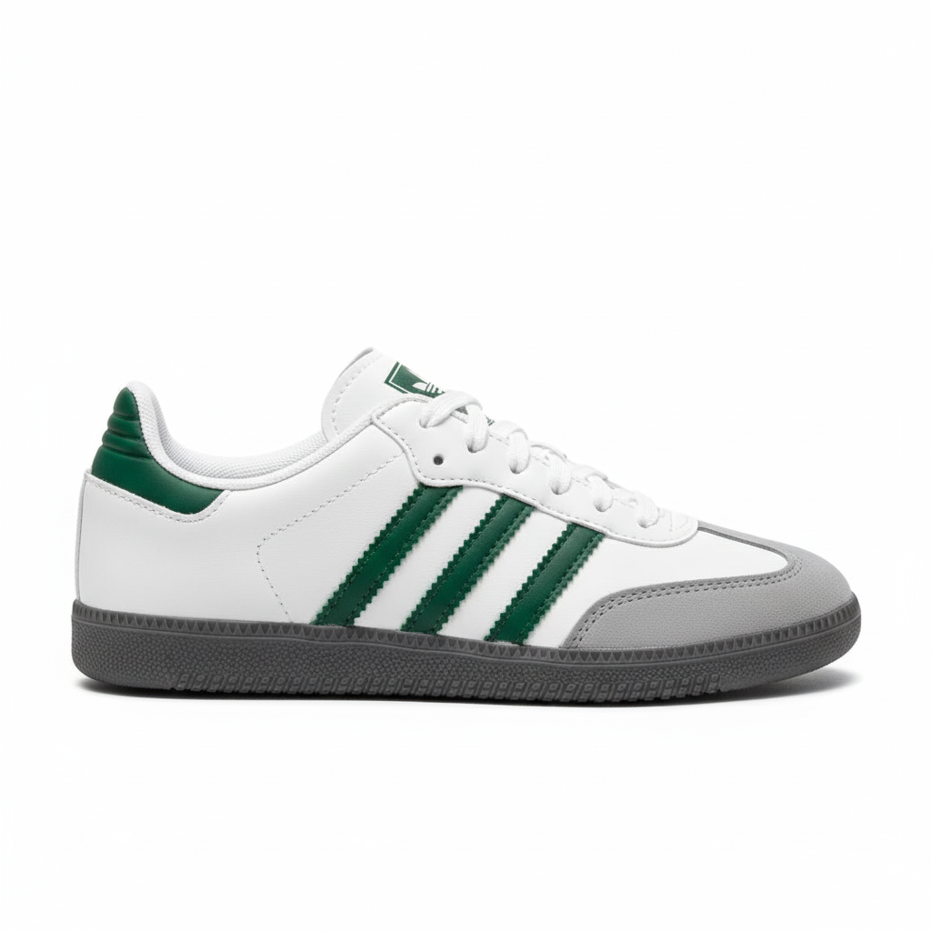 ADIDDAS SAMBA WHITE GREEN GUM