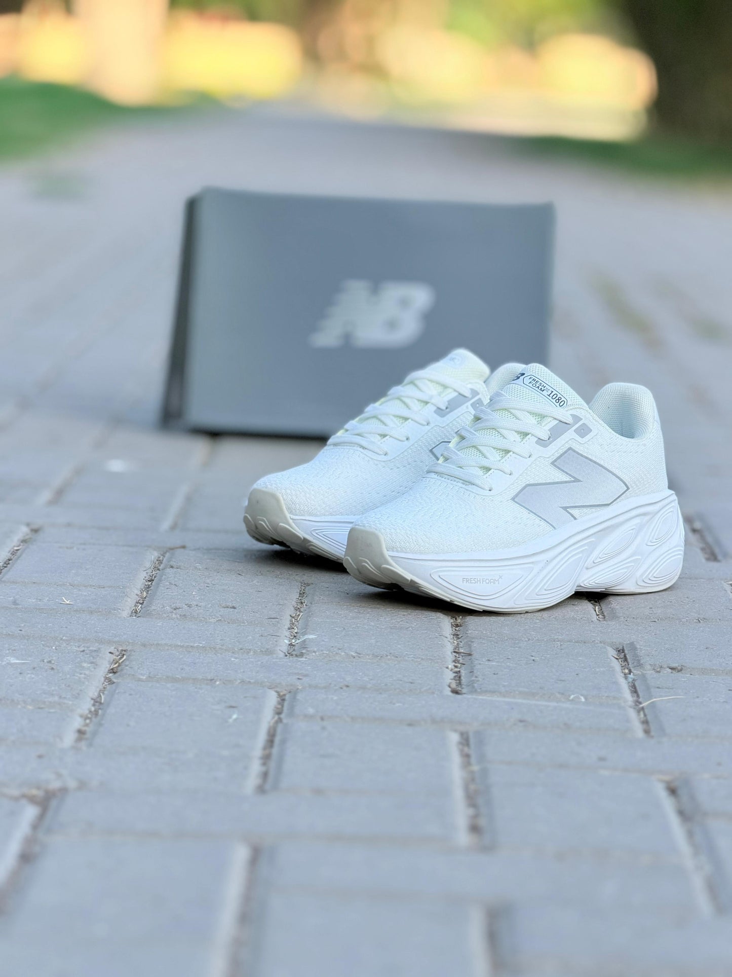 NB FRESH FOAM X 1080 - WHITE  (AAA)
