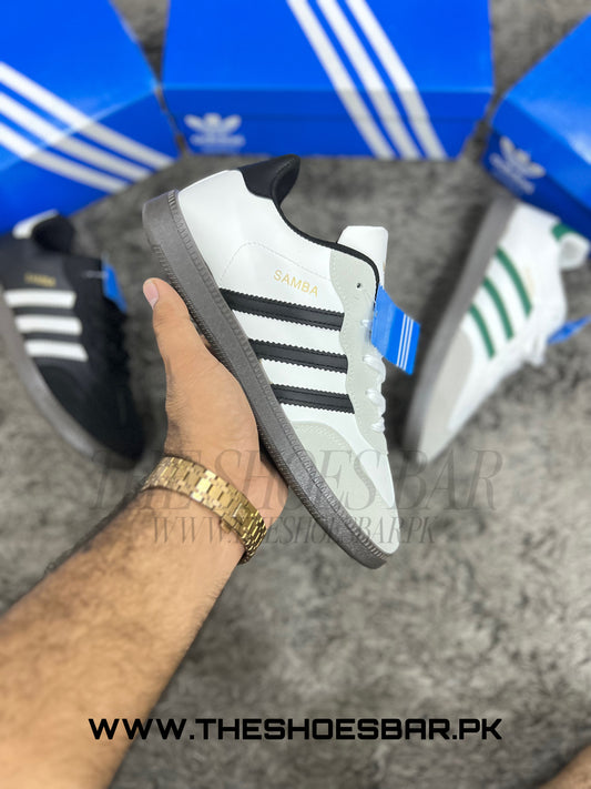 ADIDDAS SAMBA WHITE BLACK GUM (EB)