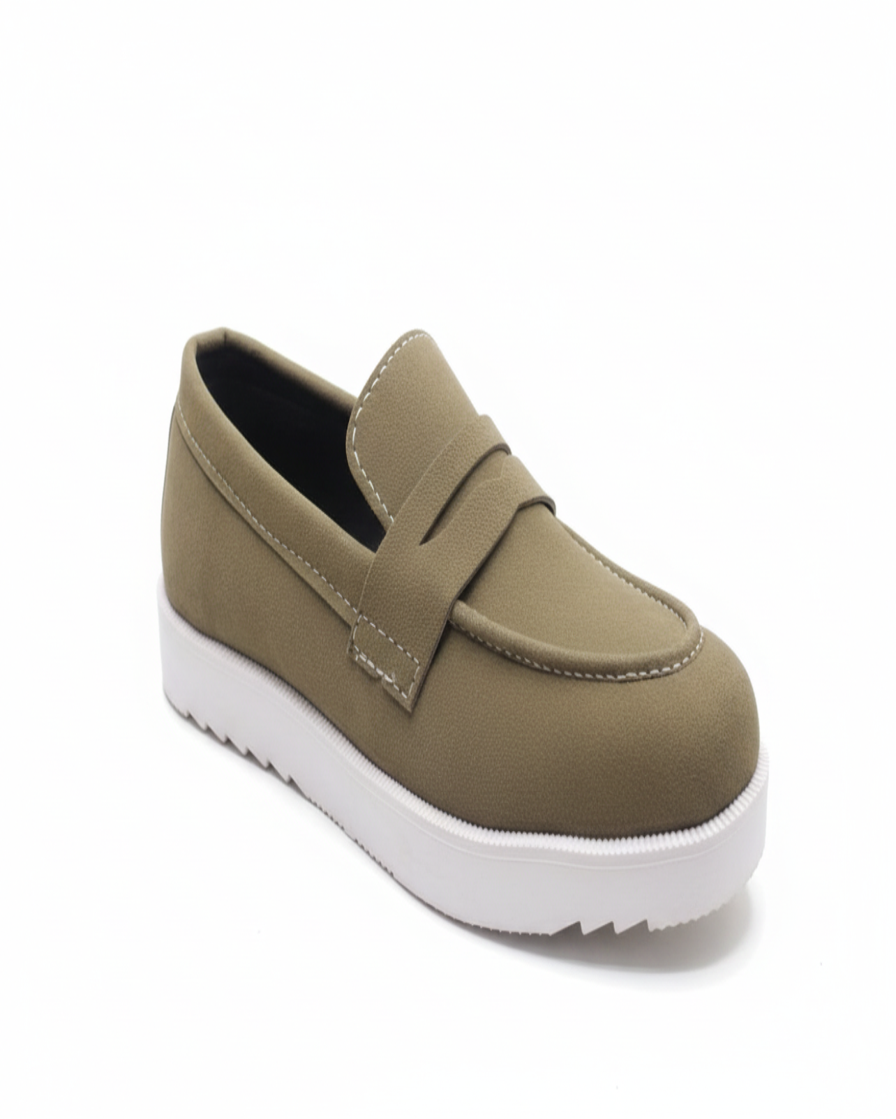 DARK GREEN SUEDE LOAFER