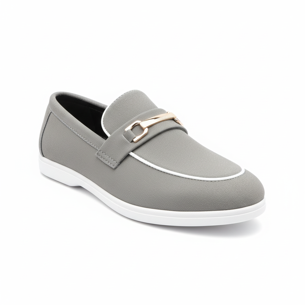 THE COMMODORE BIT LOAFER GREY