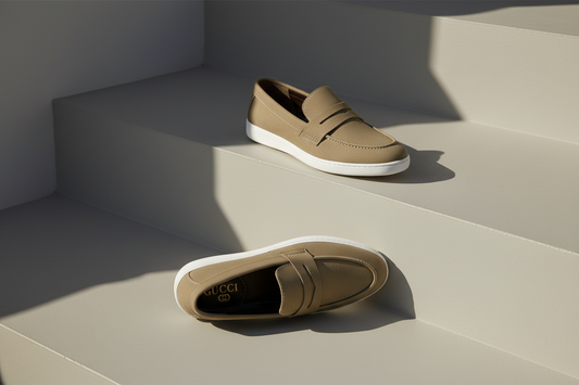 DARK GREEN SUEDE LOAFER