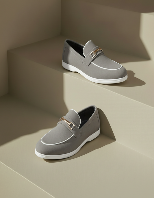 THE COMMODORE BIT LOAFER GREY