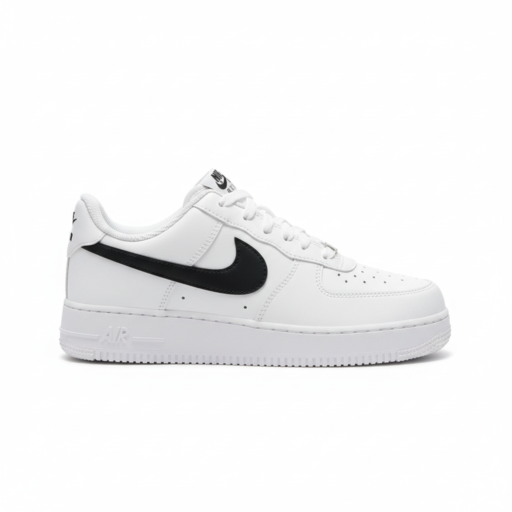 NIKE AIR FORCE 1 '07 WHITE AND BLACK