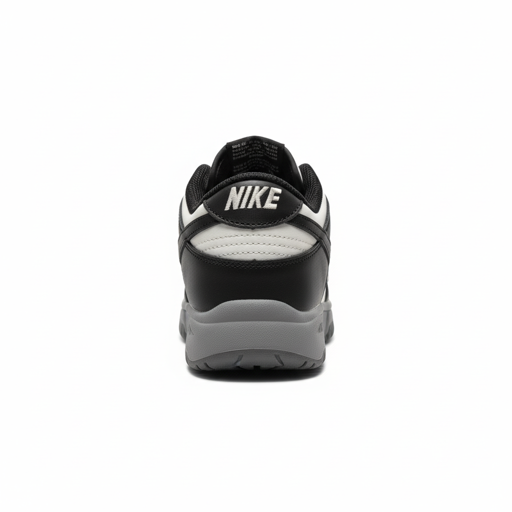 Nike Dunk Low Retro sneaker in a black and white leather