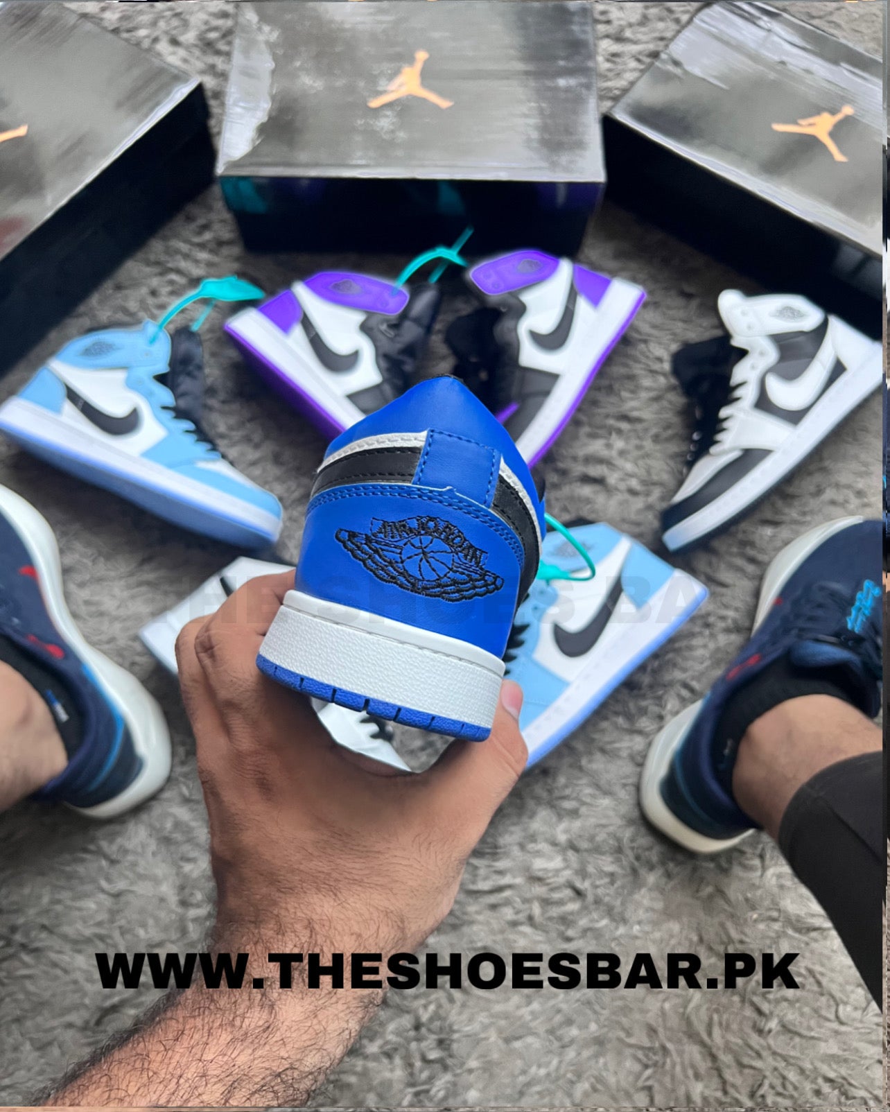 Nike Air Jordan 1 Low - blue/black