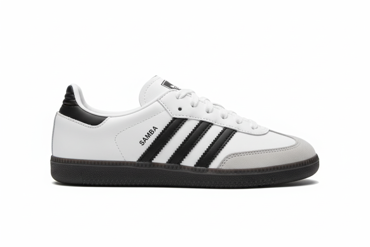 ADDIDAS SAMBA OG WHITE BLACK GUM (FEMALE)