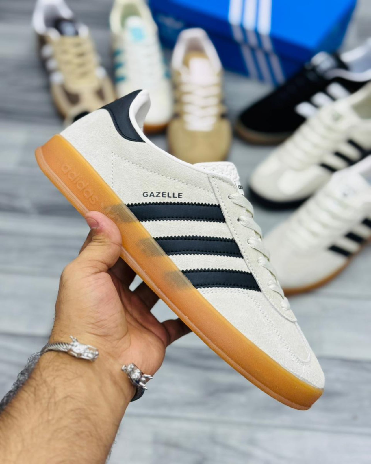 ADIDAS Gazelle White (AAA GRADE)