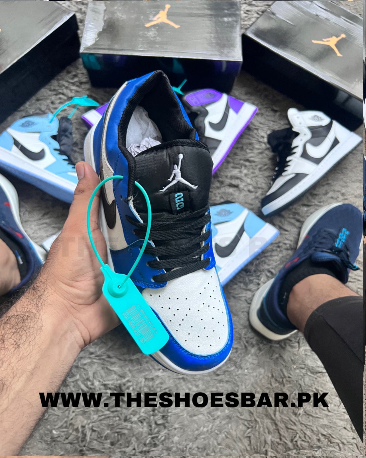 Nike Air Jordan 1 Low - blue/black