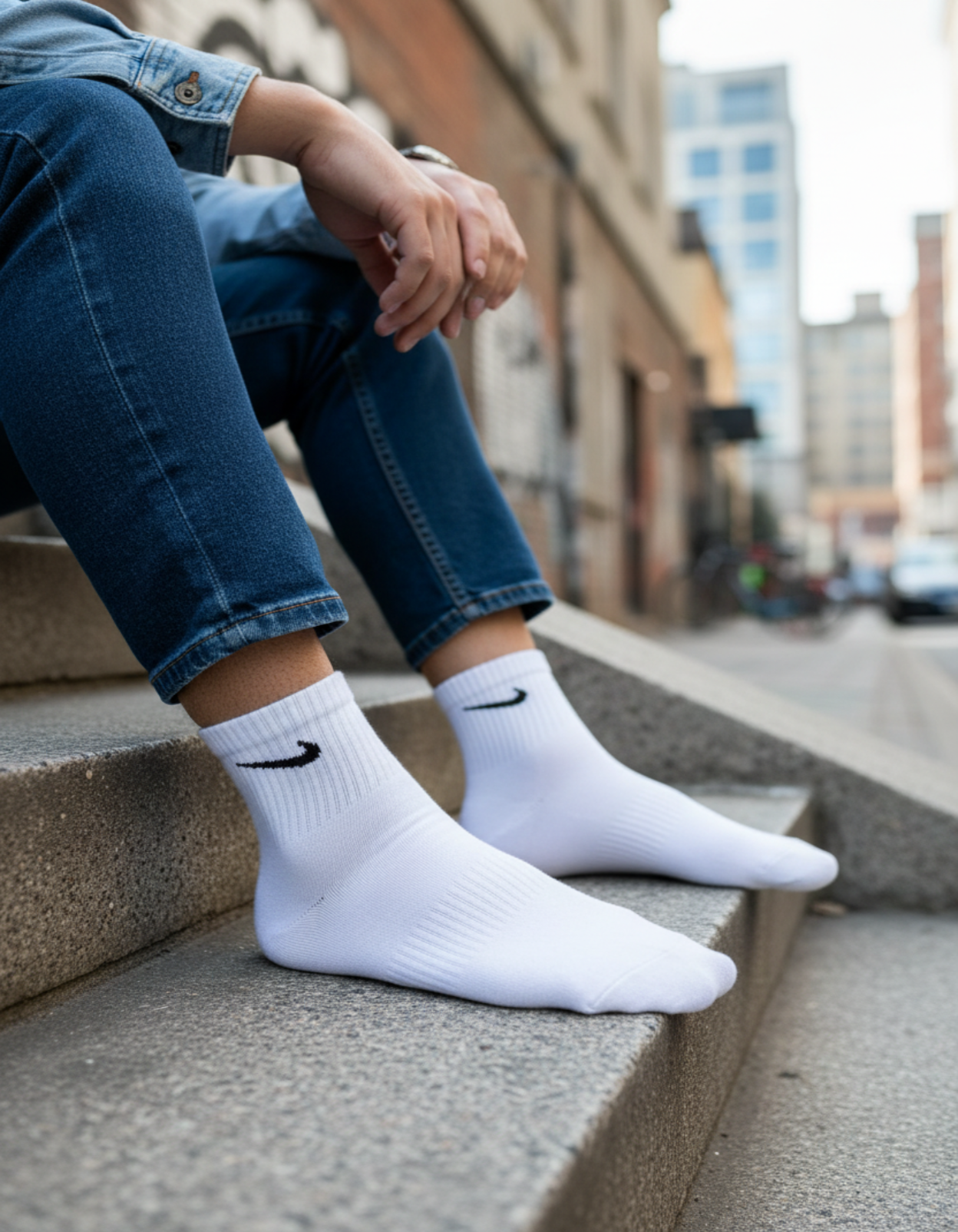 WHITE ANKLE SOCK