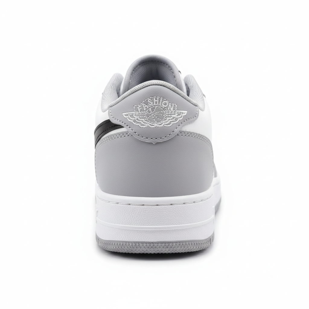 NIKE AIR FORCE 1 '07 GREY AND WHITE (06)