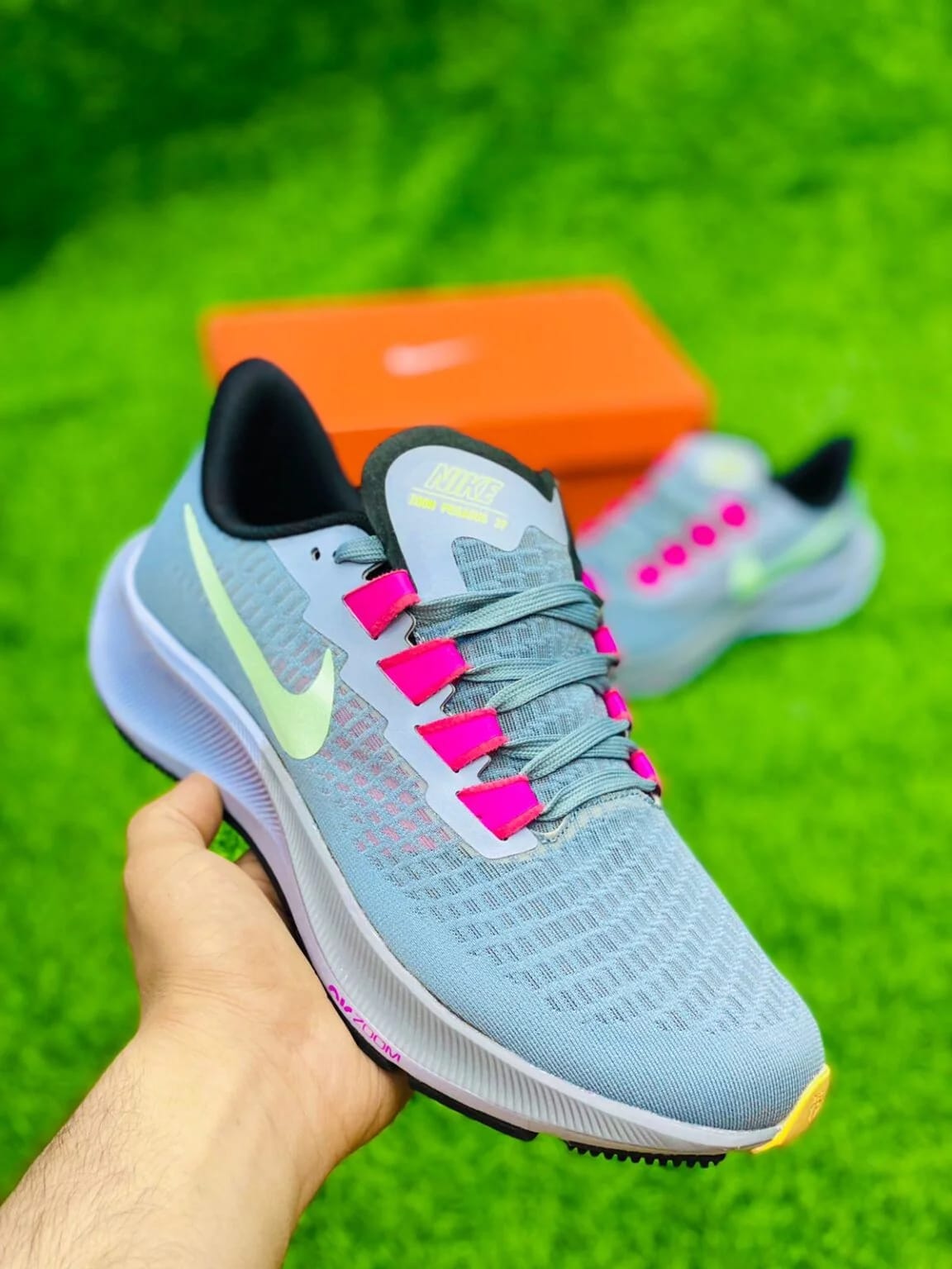 Nike Air Zoom Pegasus 38 - Blue Tint Regal Pink