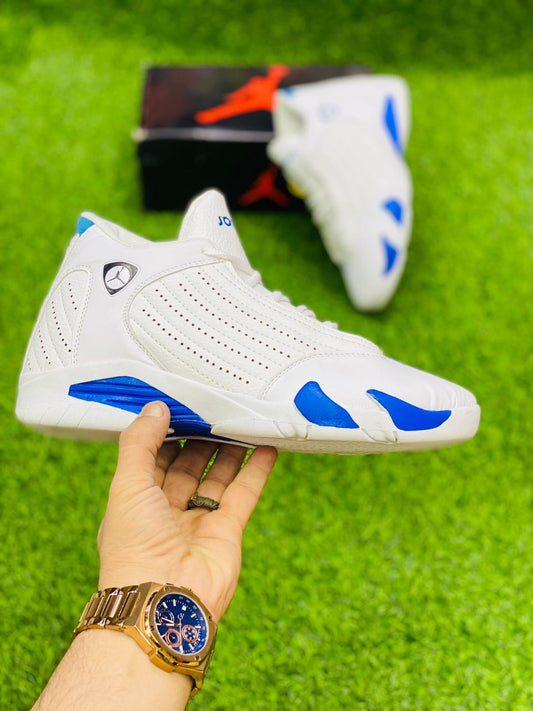 Nike Air Jordan 14 - White & Blue