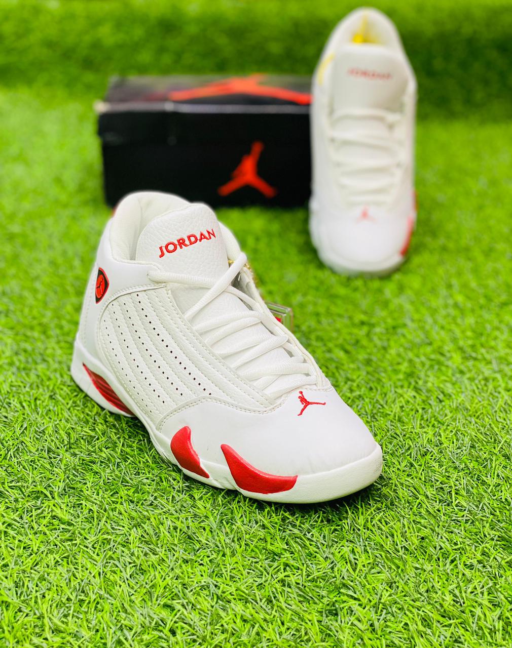 Nike Air Jordan 14 - White & Red