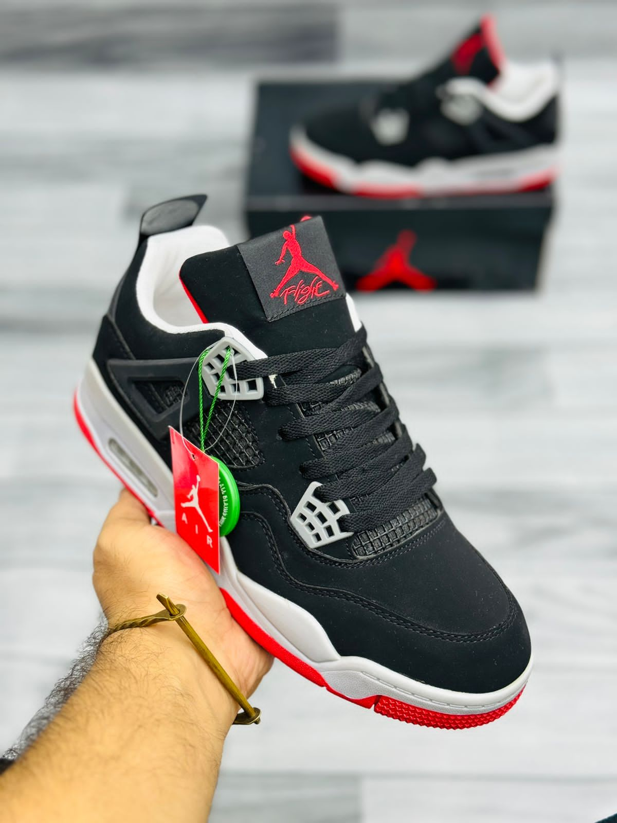 Nike Air Jordan 4 Black Red