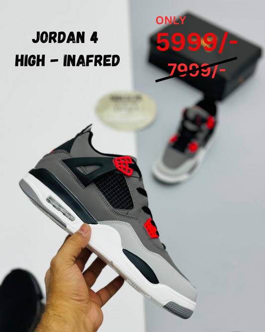 Nike Air Jordan Retro 4 High - Infrared