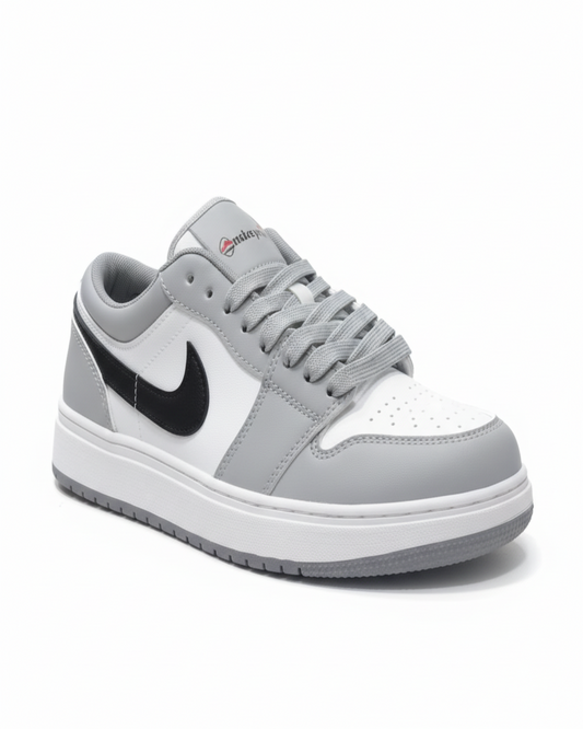 AIR JORDAN GREY WHITE BLACK - ZONEZ