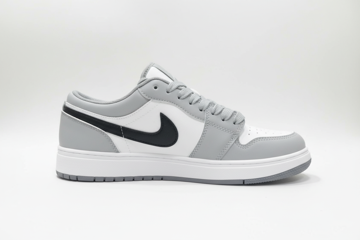 AIR JORDAN GREY WHITE BLACK - ZONEZ