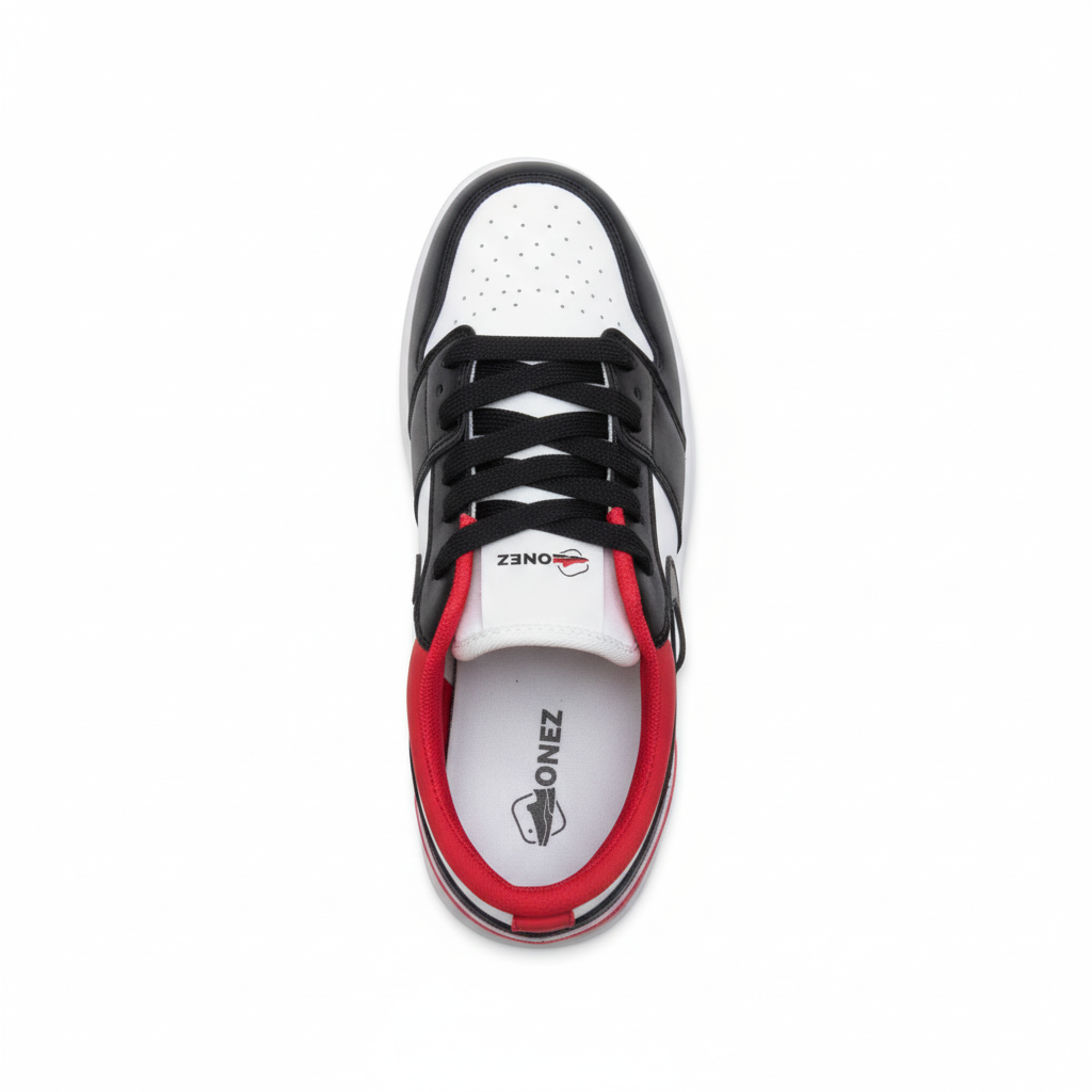AIR JORDAN  RED WHITE BLACK - ZONEZ