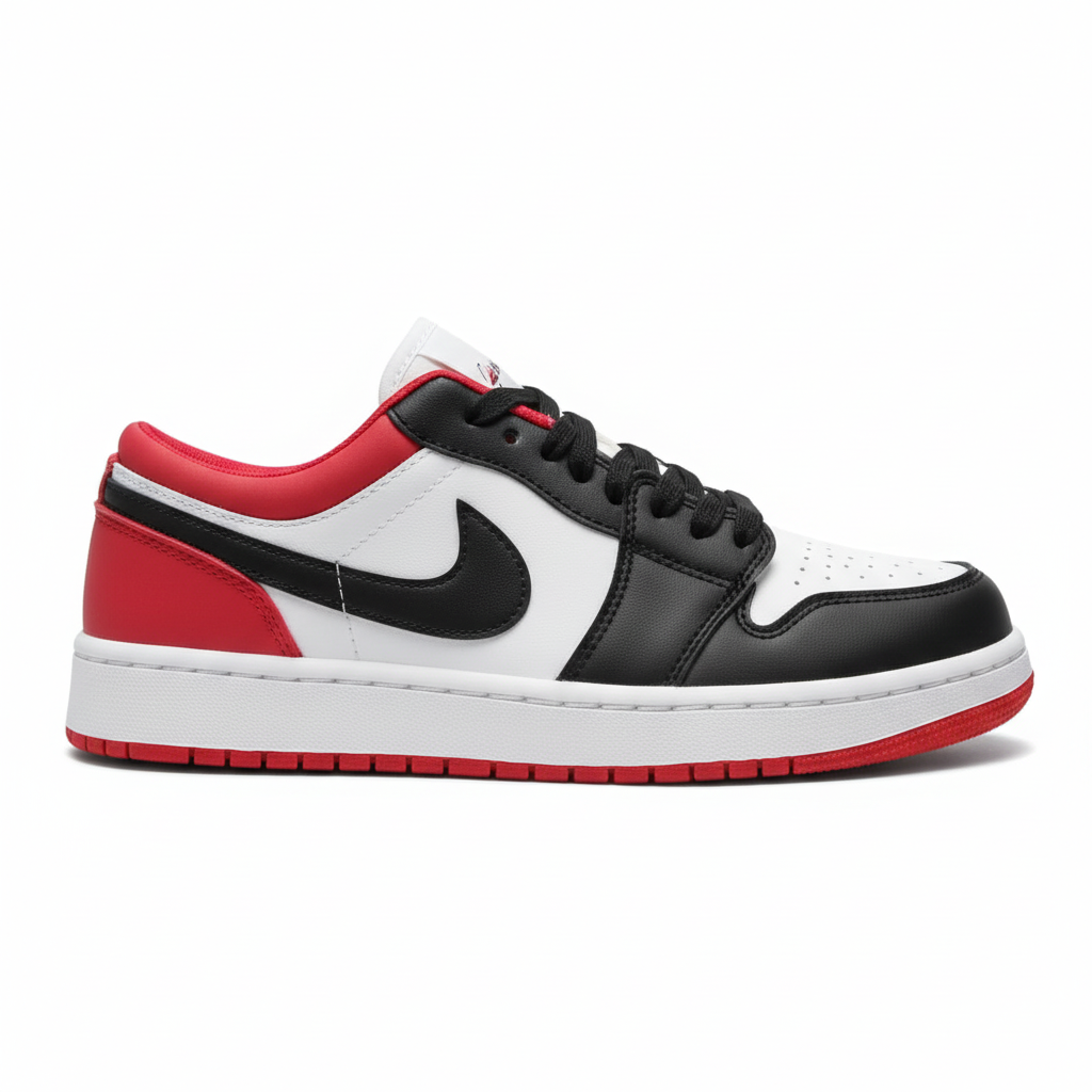 AIR JORDAN  RED WHITE BLACK - ZONEZ