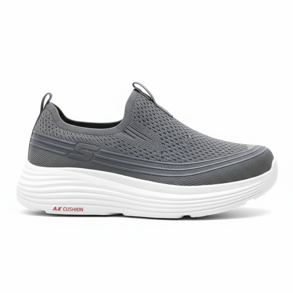 SKECHERS - MAX CUSHION (GREY)