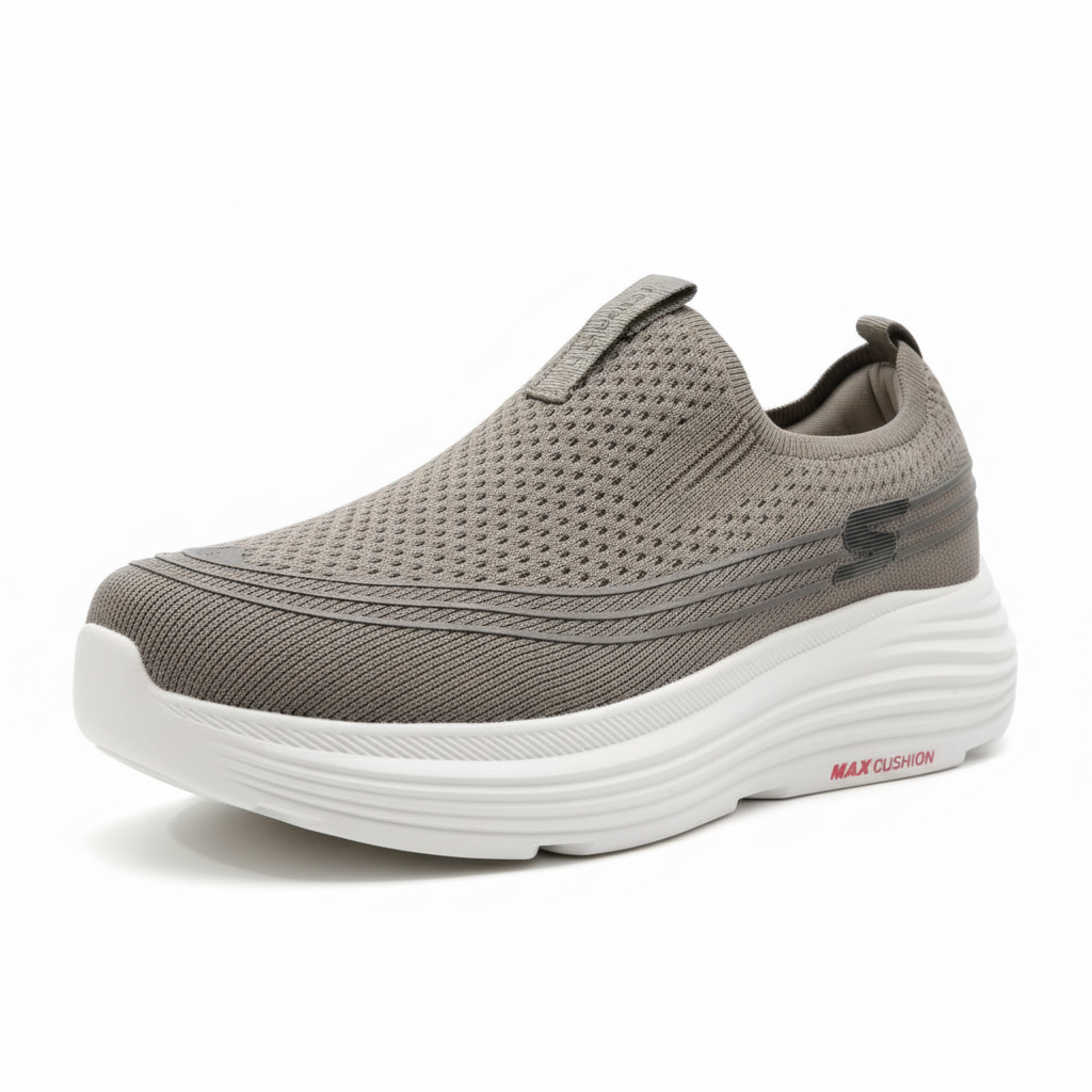 SKECHERS - MAX CUSHION  (KHAKI)
