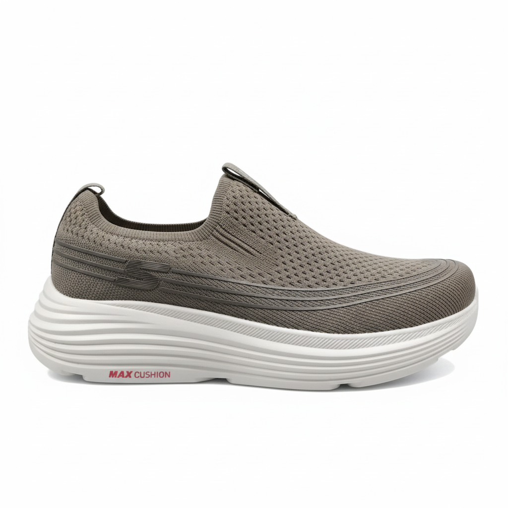 SKECHERS - MAX CUSHION  (KHAKI)