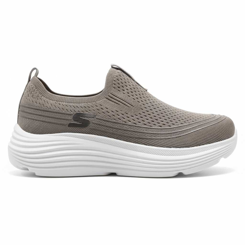 SKECHERS - MAX CUSHION  (KHAKI)