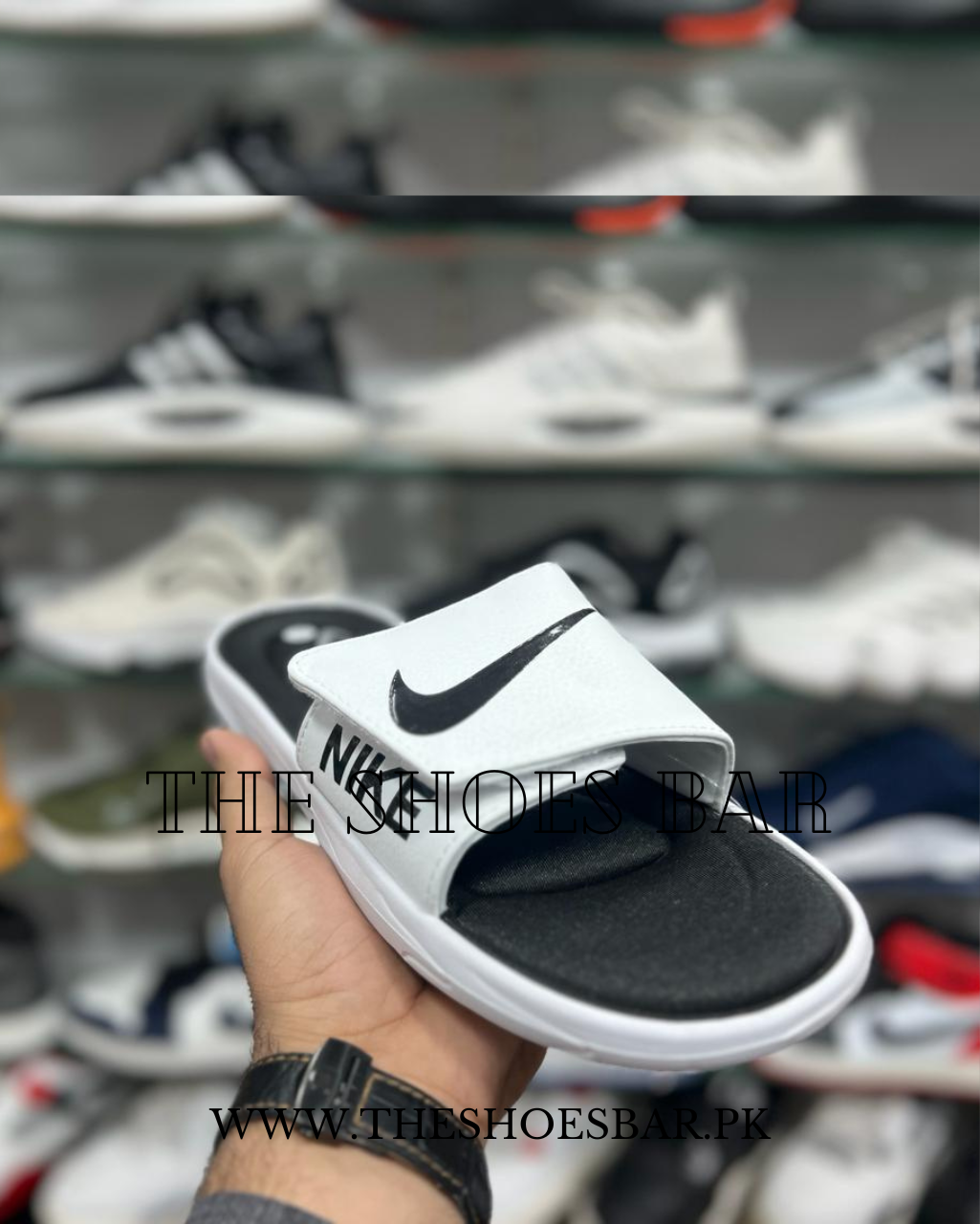 Slide in nike shoes on sale