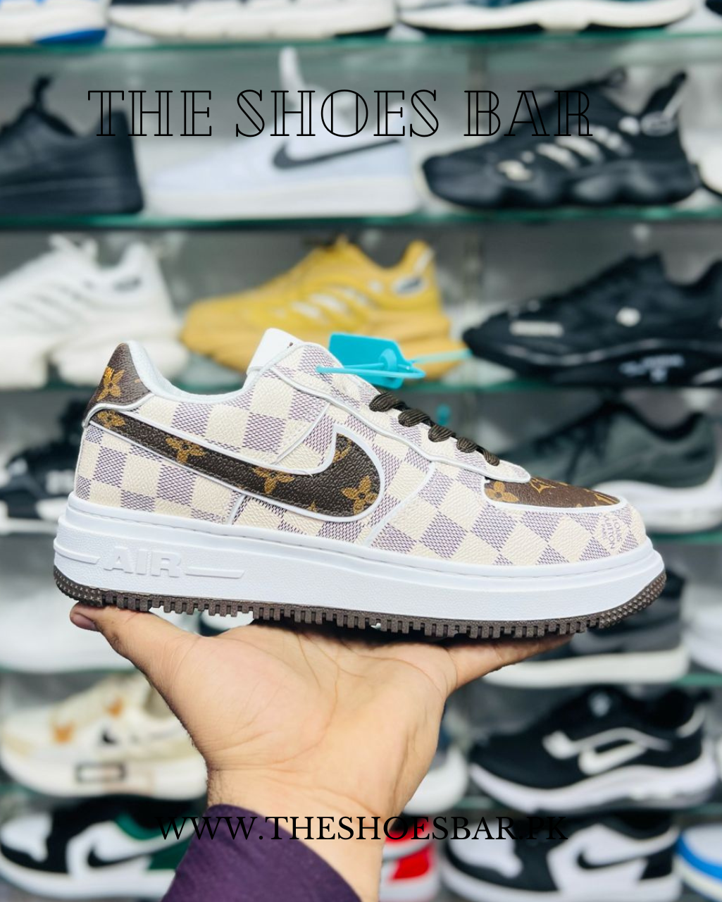 Nike air force 1 low custom louis vuitton best sale