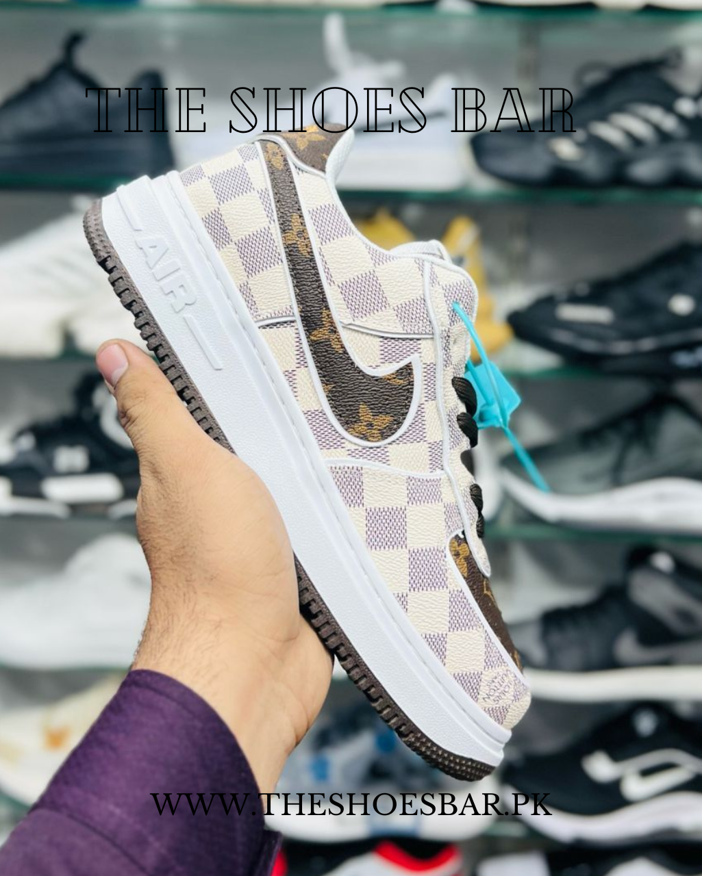 Nike af1 louis vuitton best sale