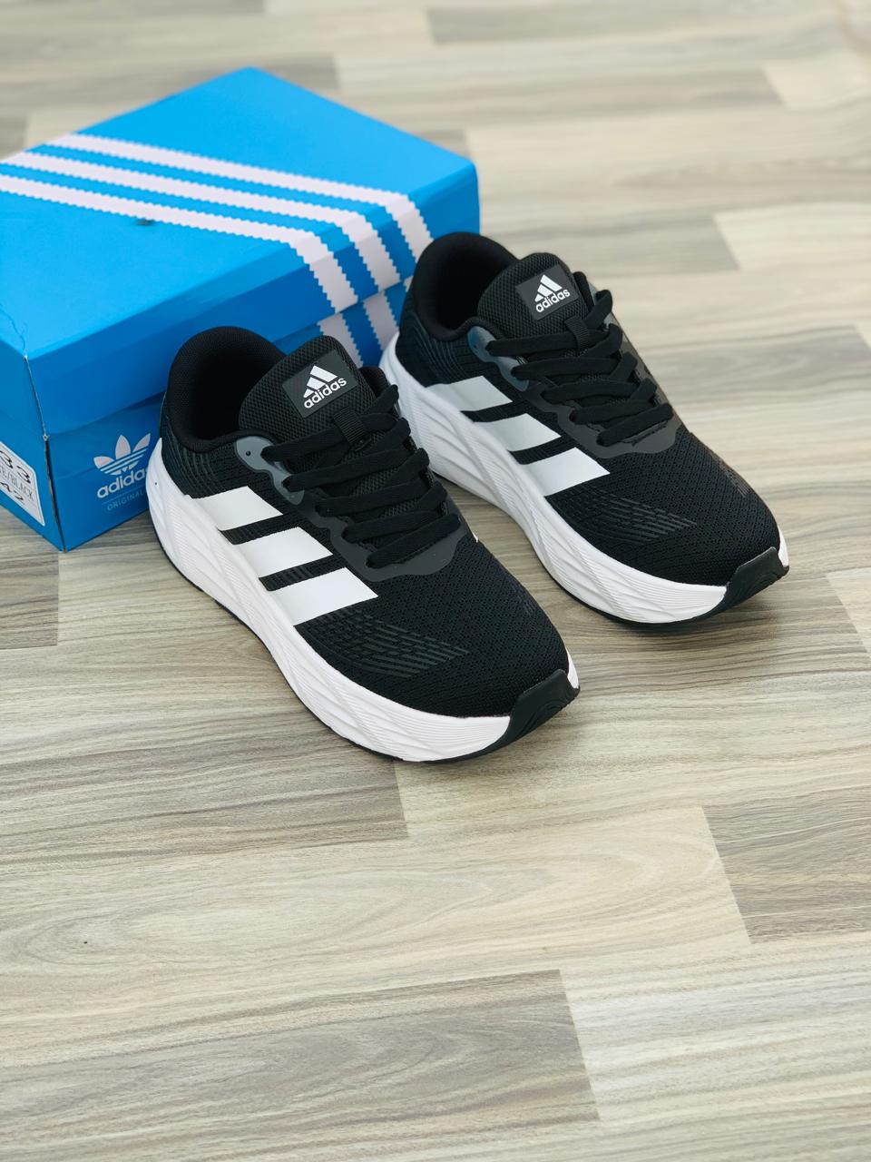 ADIDAS QUESTAR – BLACK -WHITE
