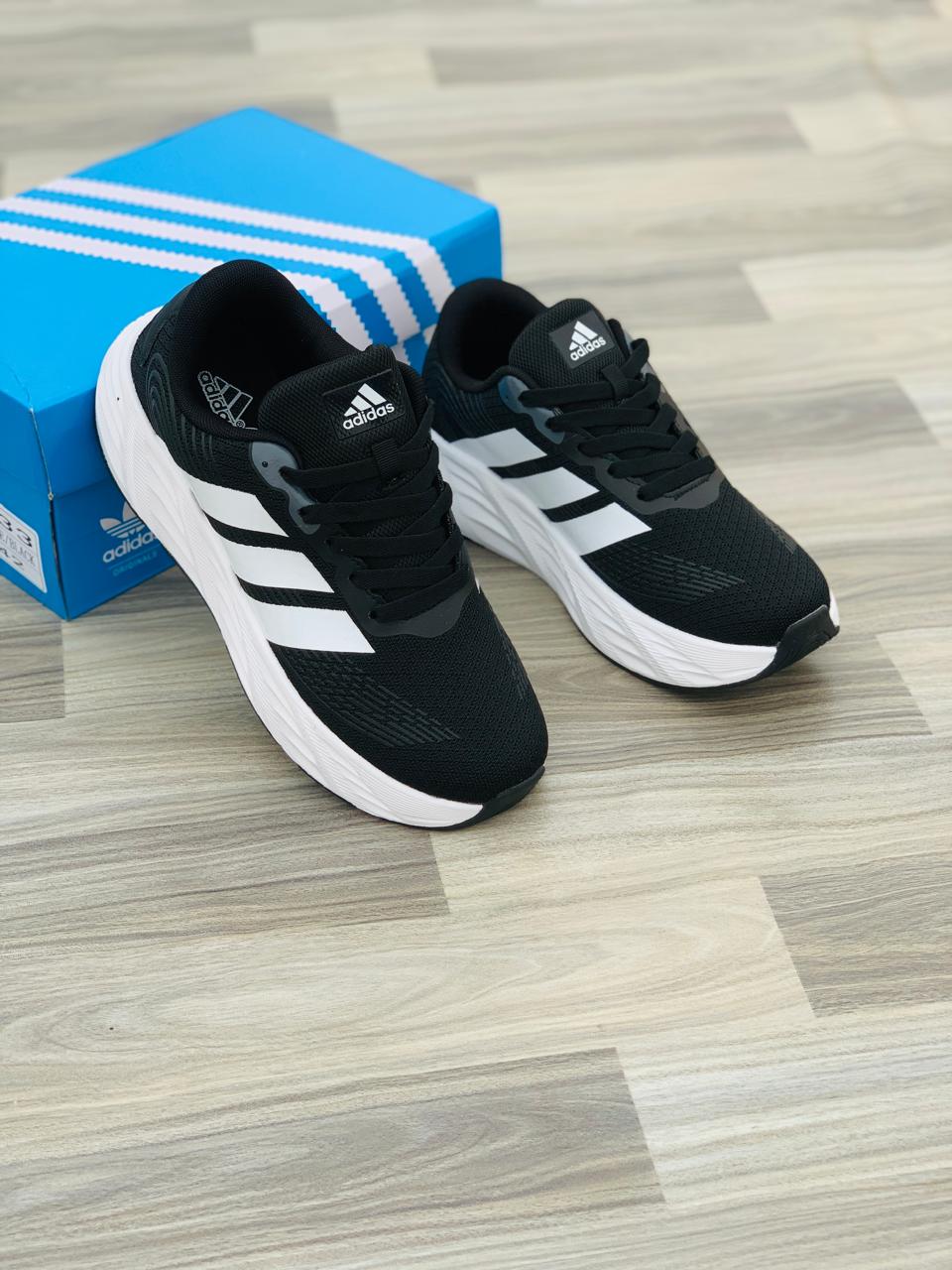 ADIDAS QUESTAR – BLACK -WHITE