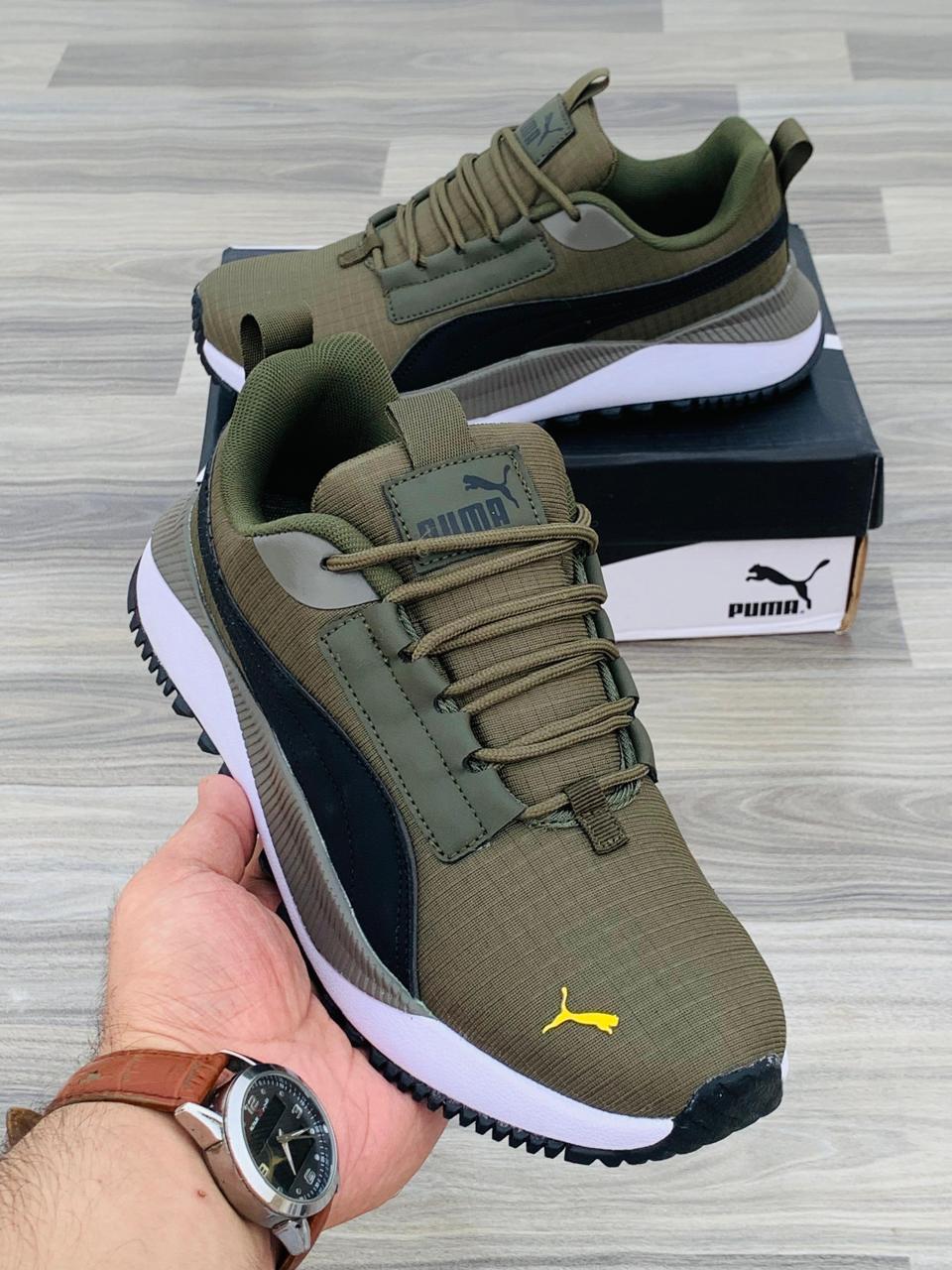 PUMA PACER – OLIVE GREEN -BLACK