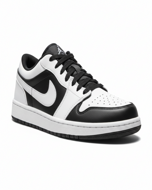 NIKE AIR JORDAN 1 LOW "PANDA" SNEAKER IN THE BLACK AND WHITE