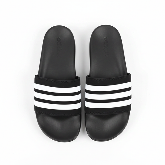 Adidas 3-Stripe Black White - Pair View