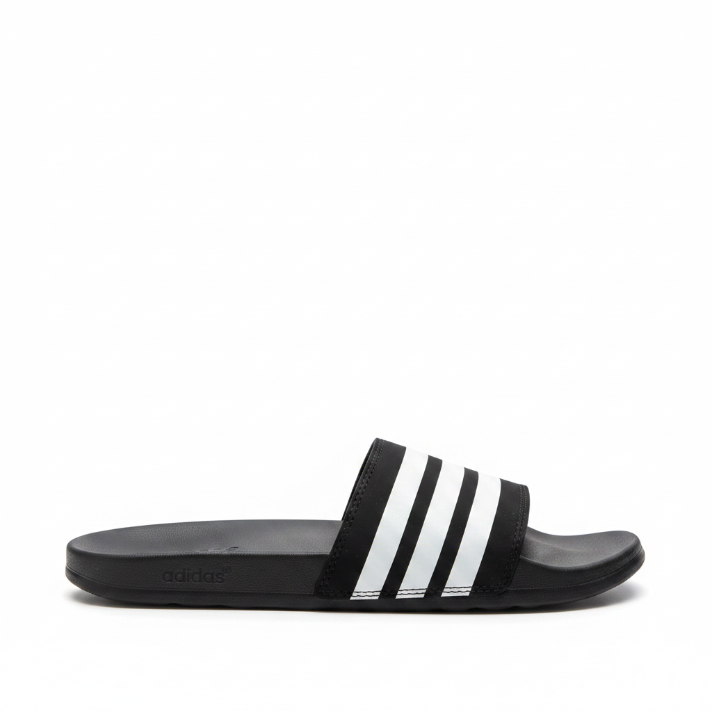 Adidas 3-Stripe Black White - Side View