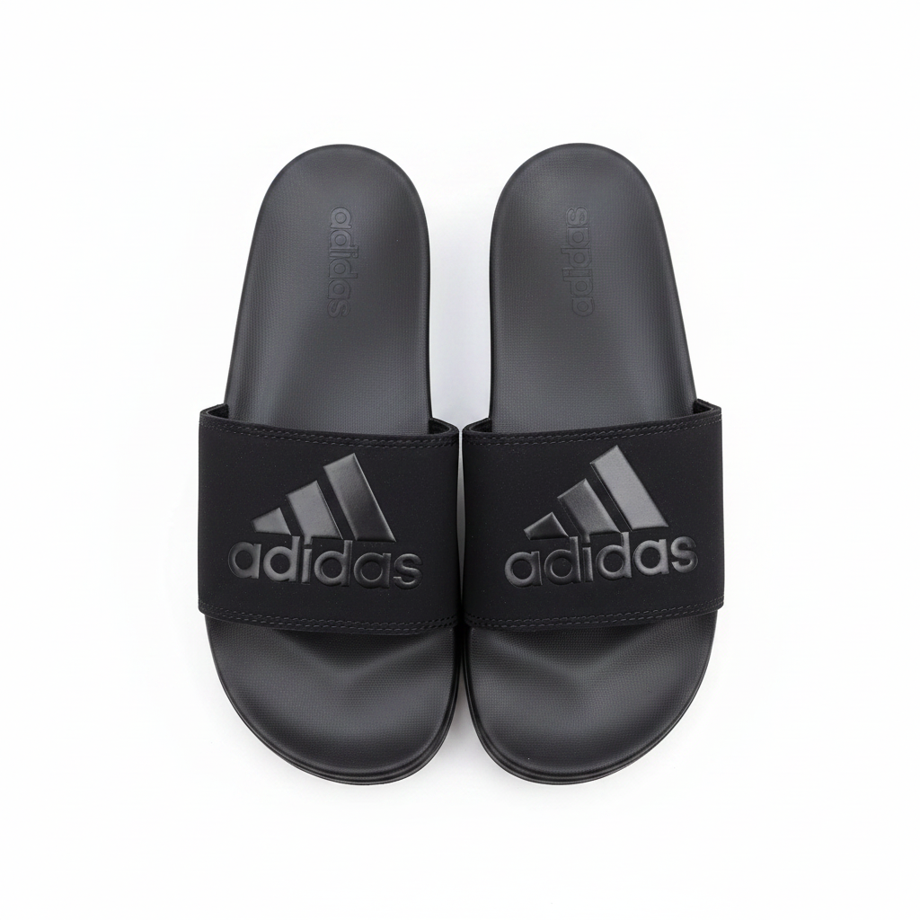 Adidas All Black Tonal Logo - Pair View