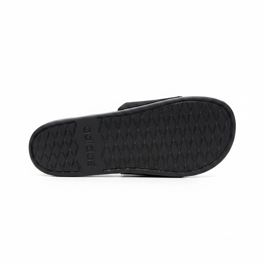 Adidas All Black Tonal Logo - Sole View