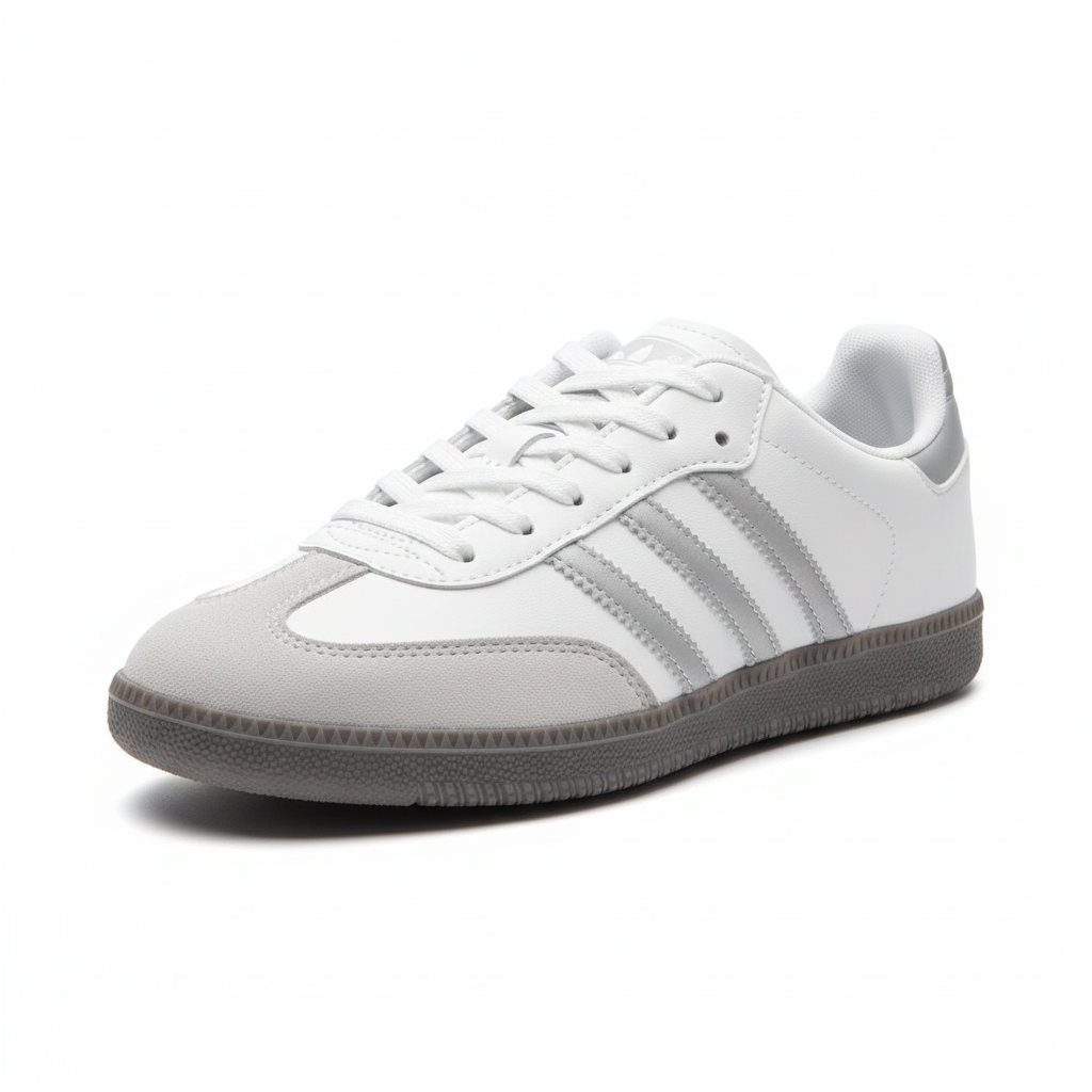 ADIDDAS SAMBA WHITE & GREY