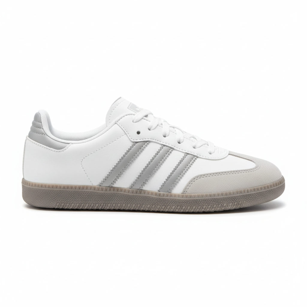 ADIDDAS SAMBA WHITE & GREY