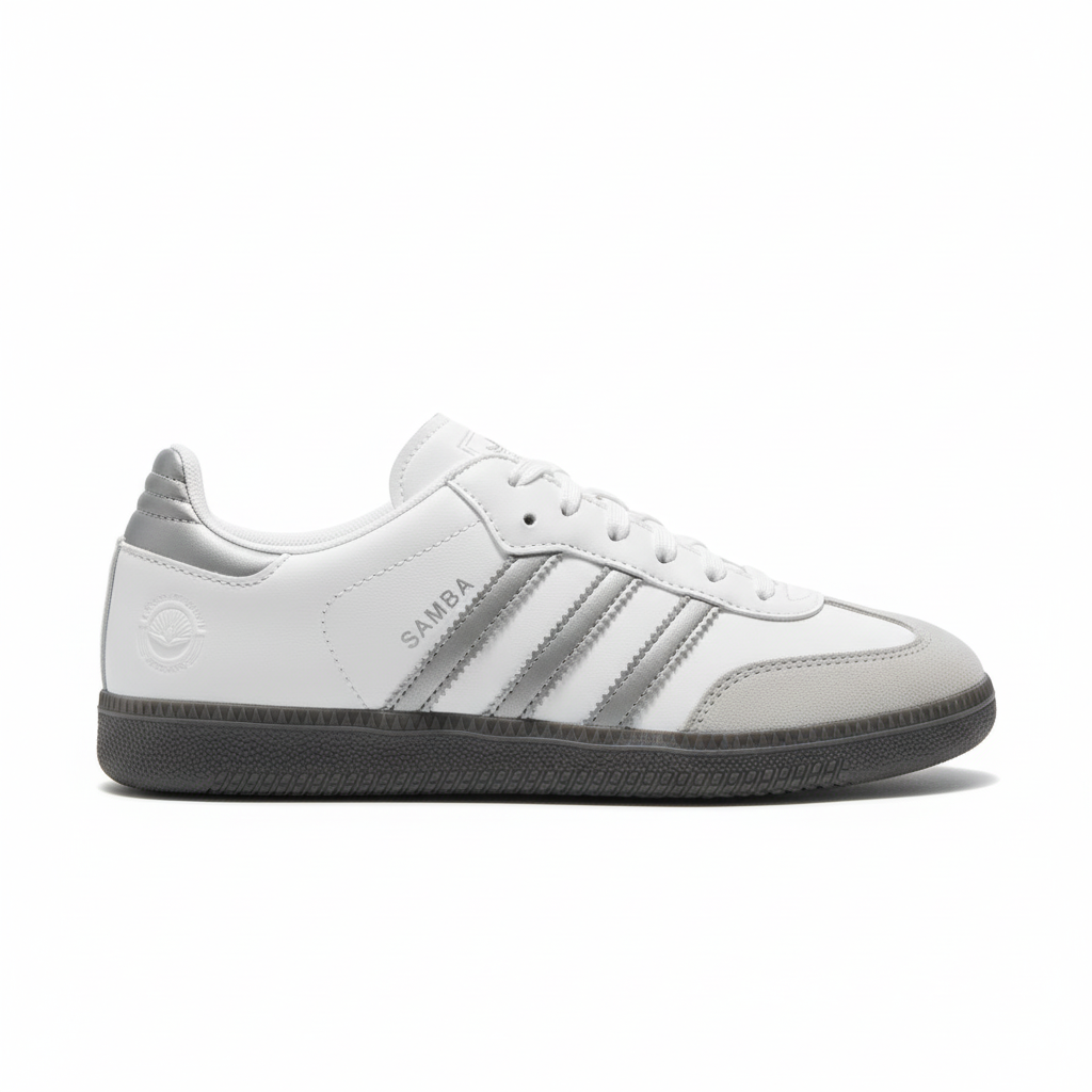 ADIDDAS SAMBA WHITE & GREY