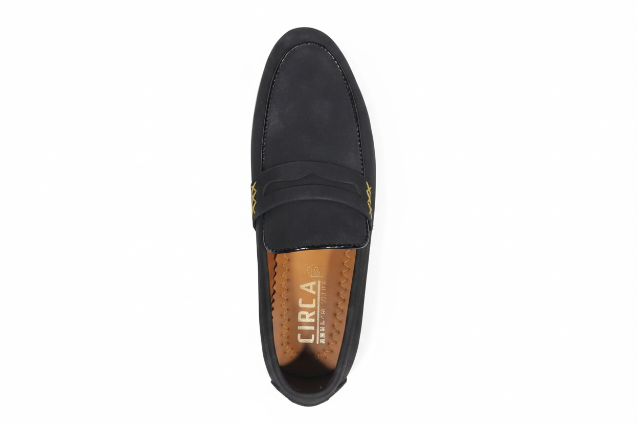 BLACK SUEDE LOAFER