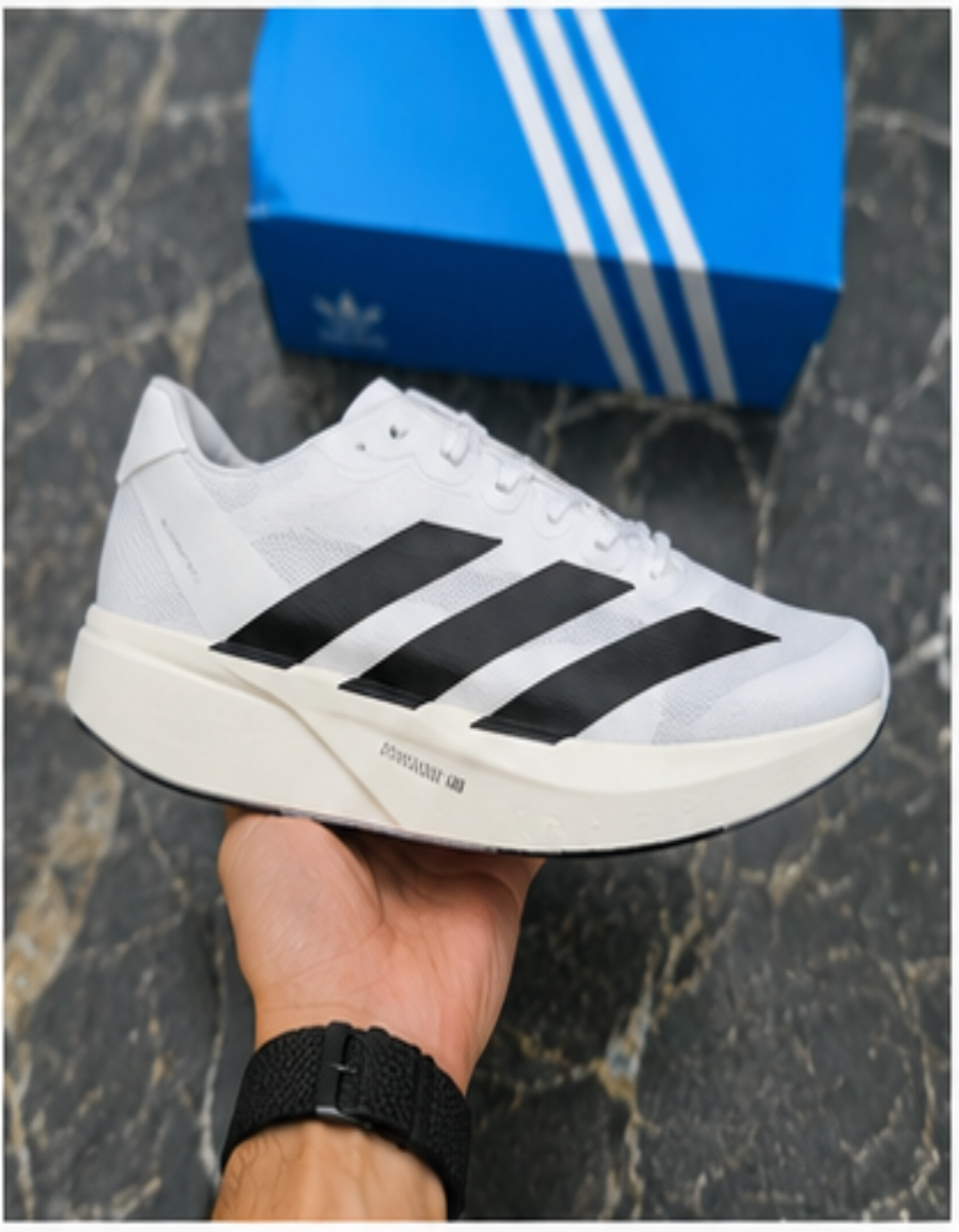 ADIZERO EVO SL - WHITE BLACK