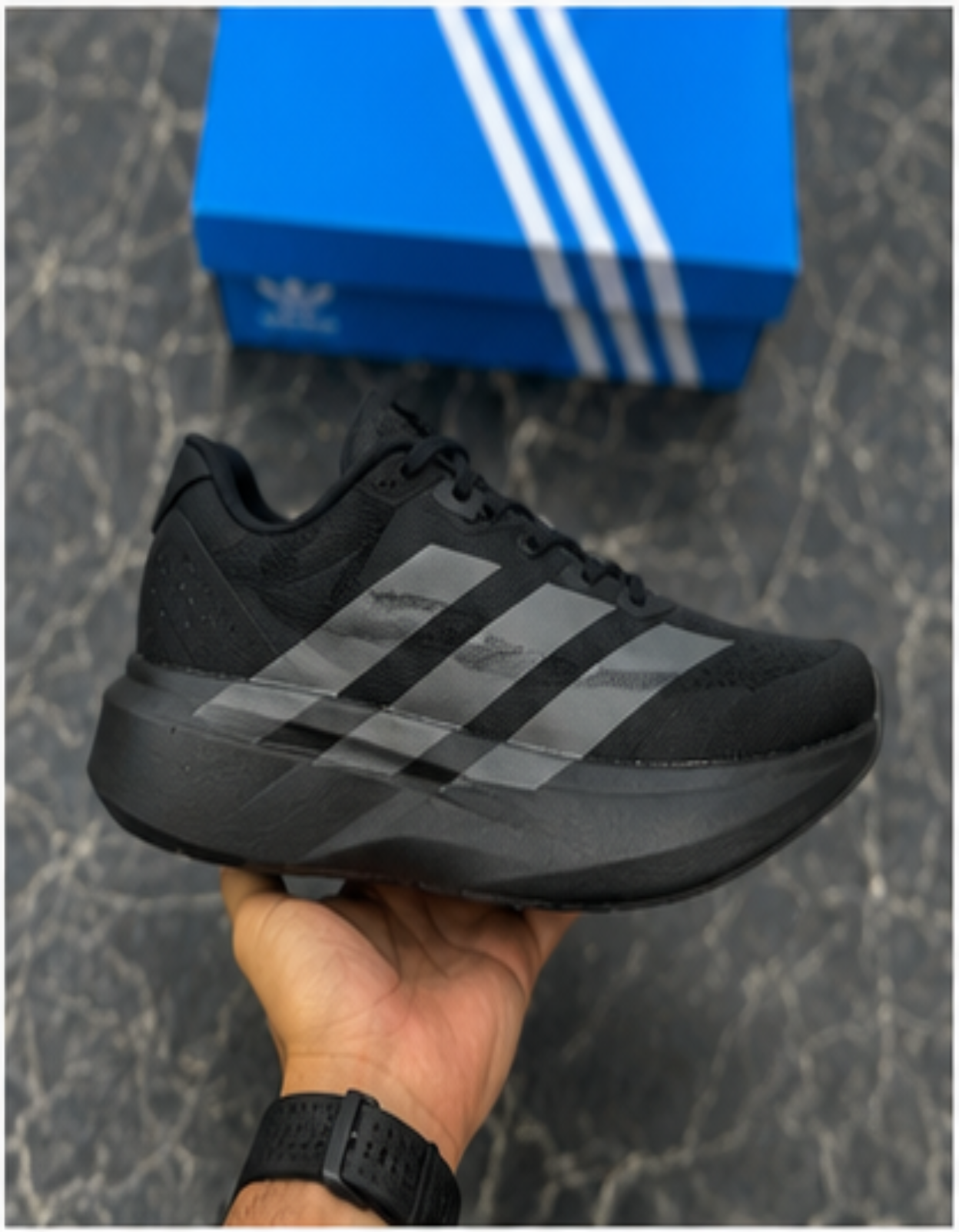 ADIZERO EVO SL - BLACK WHITE