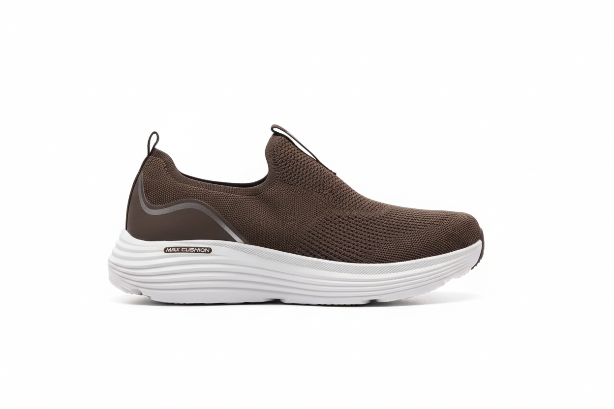 SKECHERS -MAX CUSHION BROWN