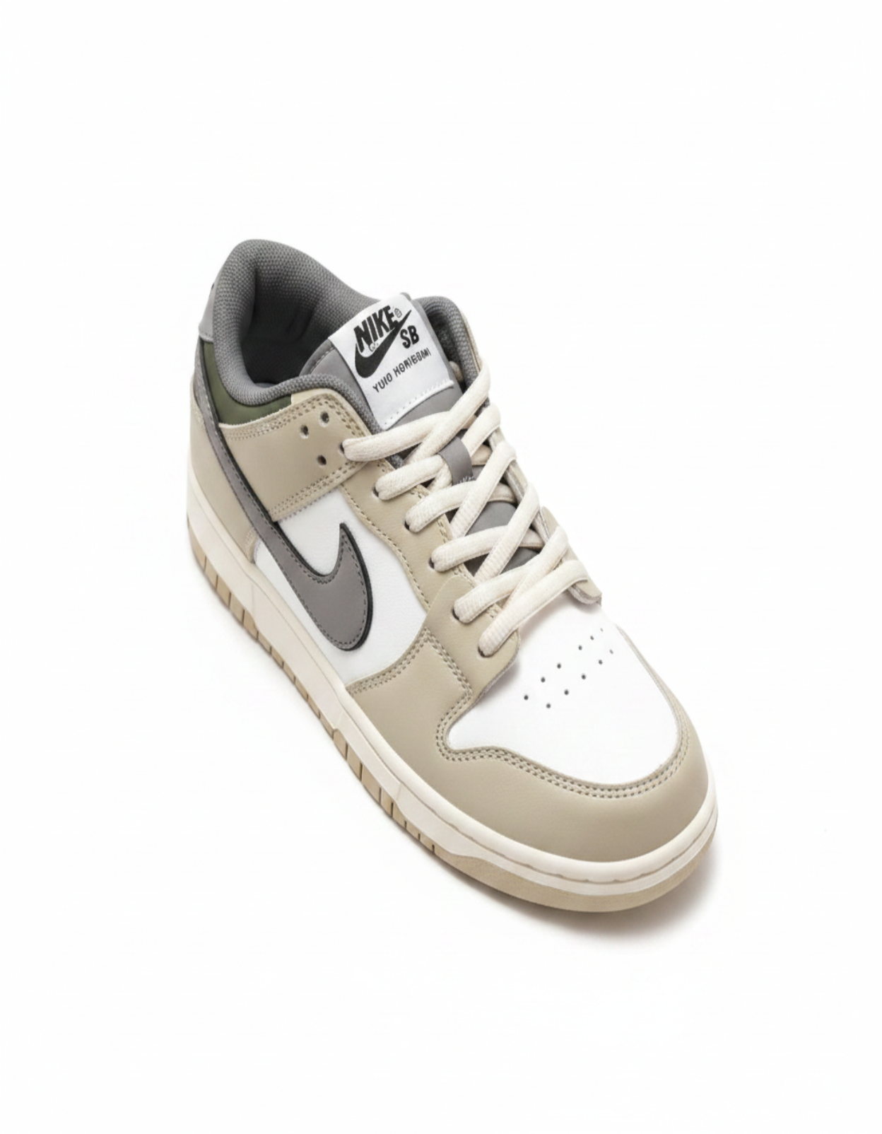 Nike SB Dunk Low White Beige - Top View